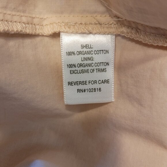 Garnet Hill Organic Cotton Eyelet Floral Shift Dress - Picture 4 of 5